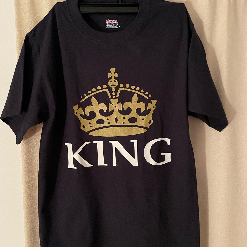 New Black and Gold KING Tee Shirt